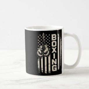 American Flag Funny Boxing Fighter Gym Gloves For  Coffee Mug