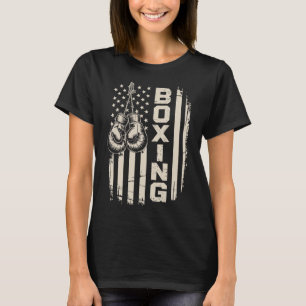 American Flag Funny Boxing Fighter Gym Gloves For T-Shirt