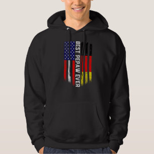 American Flag & Germany Flag Best Pepaw Ever Famil Hoodie