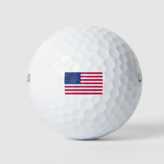 American flag Golf ball