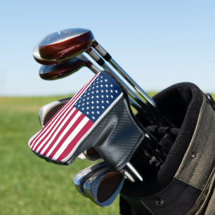 American flag golf head cover