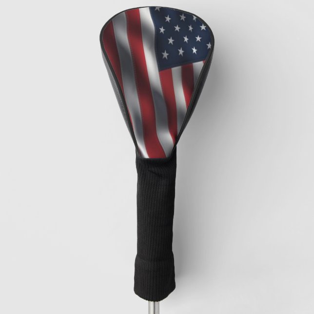 American Flag Golf Head Cover (Front)