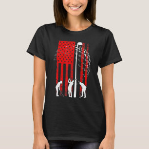American Flag Golf Vintage 4th Of July Golfer 1 T-Shirt