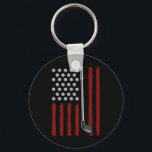 American Flag Golfer 4th Of July Men Golf American Key Ring<br><div class="desc">American Flag Golfer 4th Of July Men Golf American Flag Golf</div>