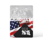 American Flag Graduation Class of 2025 Invitation