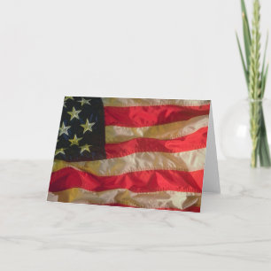 American Flag Greeting Card