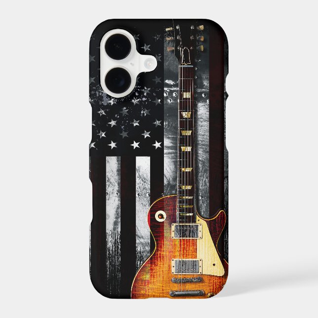 American Flag Guitar Samsung Galaxy S21 Case (Back)