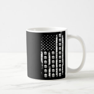 American Flag Hamburger Usa Patriotism Patriot Sol Coffee Mug