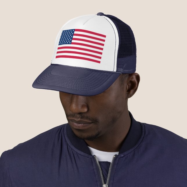 American Flag Hat - USA - Patriotic  (In Situ)