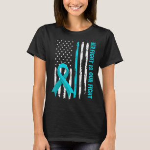 American Flag Her Fight Is My Fight POTS Syndrome T-Shirt