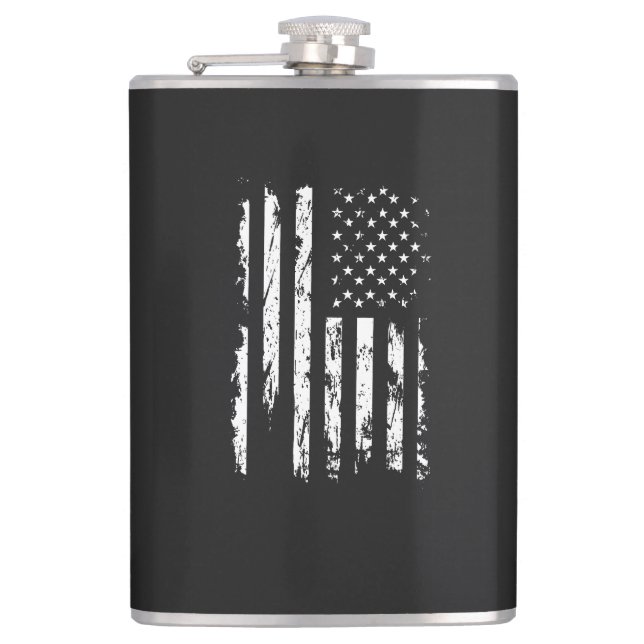American Flag Hip Flask (Front)