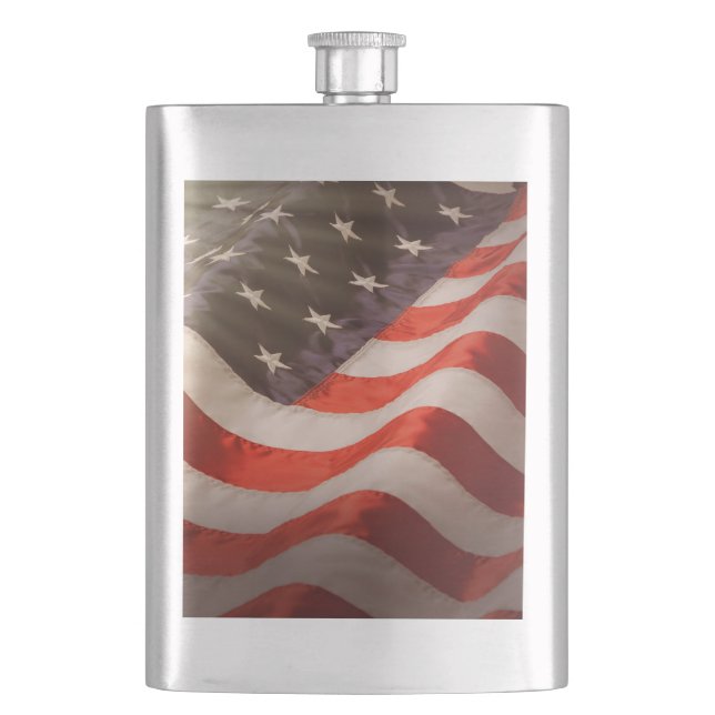 American Flag Hip Flask (Front)