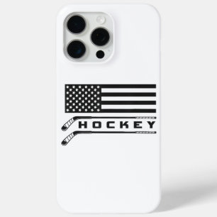 American Flag Hockey Apparel - Hockey iPhone 15 Pro Max Case
