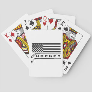 American Flag Hockey Apparel - Hockey Playing Cards