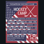American Flag, Hockey Camp Advertising Flyer<br><div class="desc">American Flag,  Hockey Camp Advertising Flyers By The Business Card Store.</div>