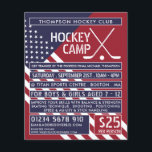 American Flag, Hockey Camp Advertising Flyer<br><div class="desc">American Flag,  Hockey Camp Advertising Flyers By The Business Card Store.</div>