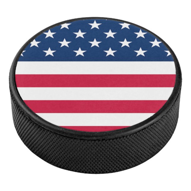 American Flag Hockey Puck Patriotic (3/4)