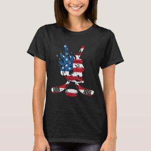 American Flag Hockey T-shirt_1.png T-Shirt