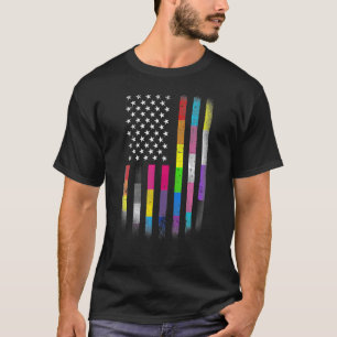 American Flag Homosexual Lgbt Lgbtq Flag 2022 T-Shirt