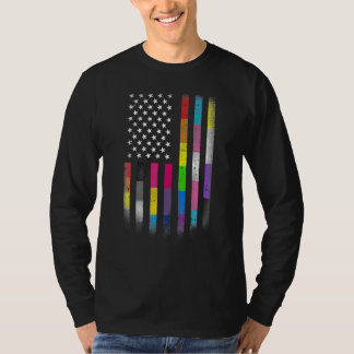 American Flag Homosexual Lgbt Lgbtq Flag 2022 T-Shirt