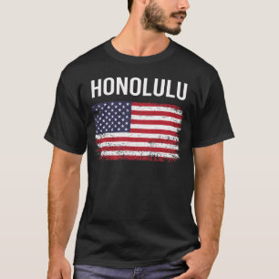 American Flag Honolulu T-Shirt