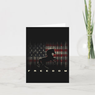 American Flag Horseback Riding Apparel - Horse  Card