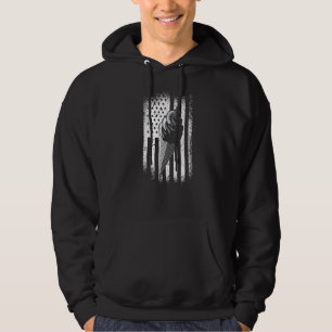 American Flag Ice Cream Artwork Gelato Birthday Hoodie
