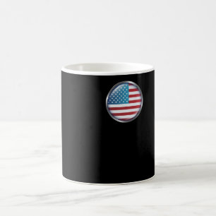 American Flag in my Heart - USA Flag Coffee Mug