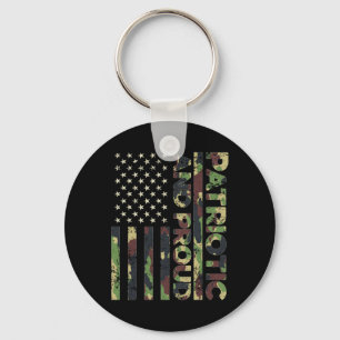 American Flag Independence Day 4th Of July Patriot Key Ring