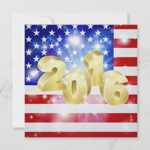 American Flag Invitation - SRF