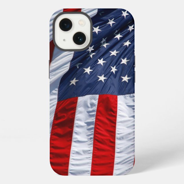 american flag iPhone case (Back)