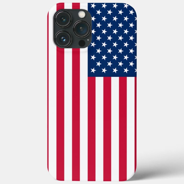 American Flag iPhone Case Patriotic USA (Back)