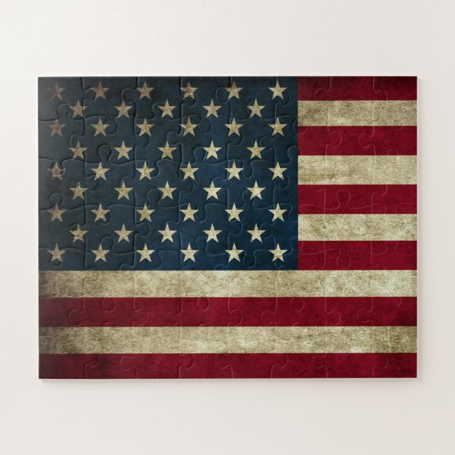 American Flag Jigsaw Puzzle (Horizontal)