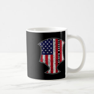 American Flag Kenpo Karate Fighter Patriotic Novel Coffee Mug