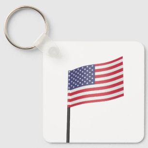 American flag  key ring