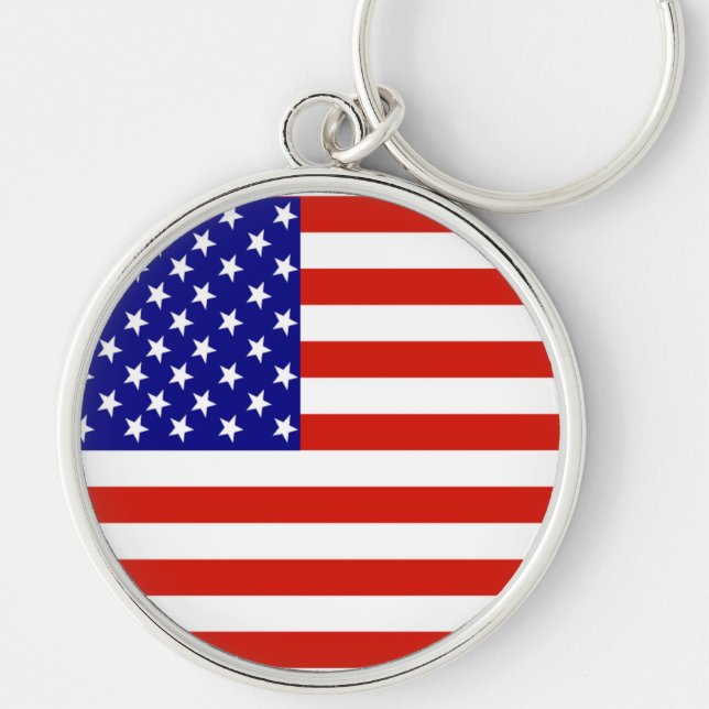AMERICAN FLAG KEY RING (Front)