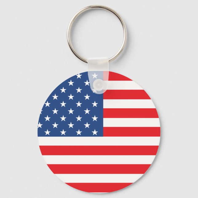 American Flag Key Ring (Front)