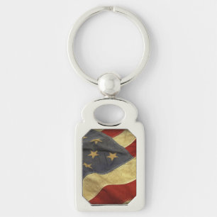 American Flag Key Ring
