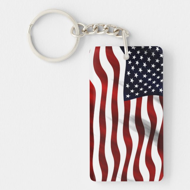 American flag key ring (Front)