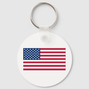 American Flag Key Ring