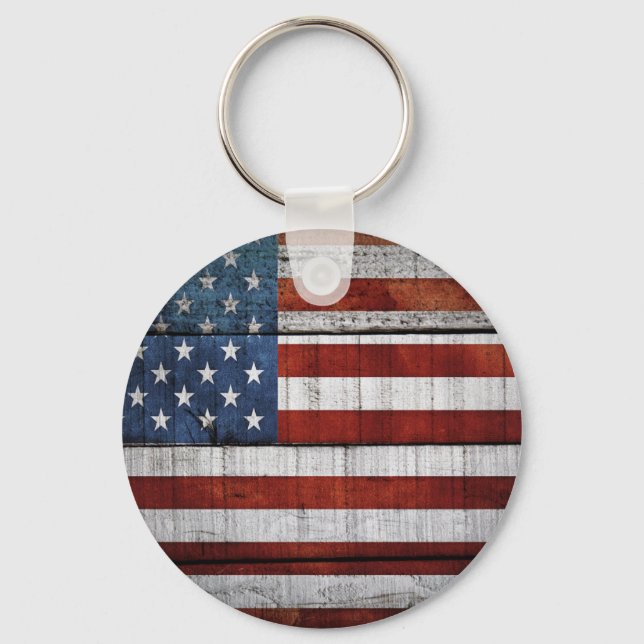 American flag key ring (Front)