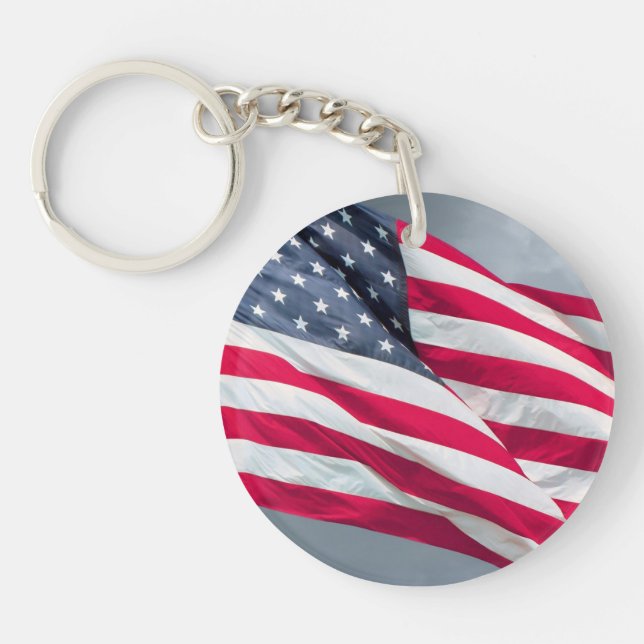 American Flag Key Ring (Front)