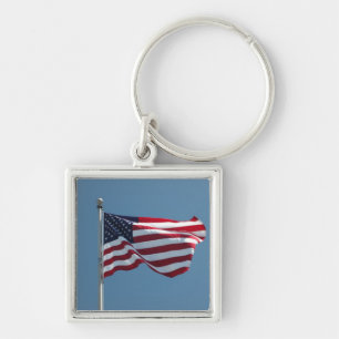 American Flag Keychain