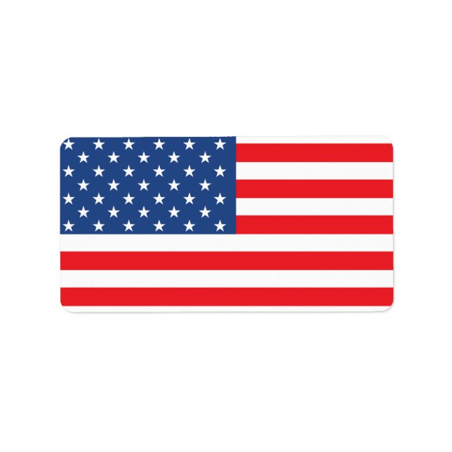 American Flag Label (Front)