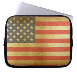 American Flag Laptop Case