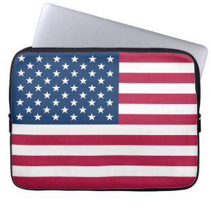 American flag laptop sleeve