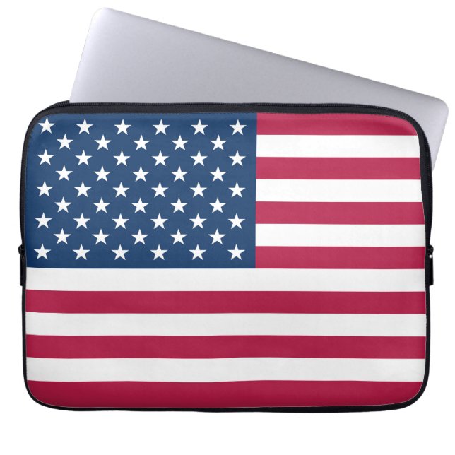 American flag laptop sleeve (Front)