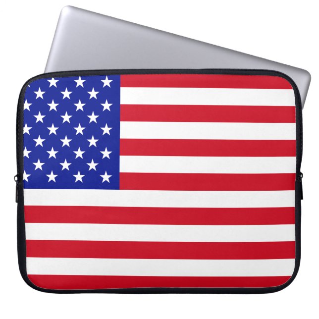 American Flag Laptop Sleeve (Front)