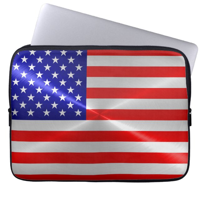 American Flag Laptop Sleeve (Front)