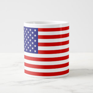 American Flag Large Coffee Mug
